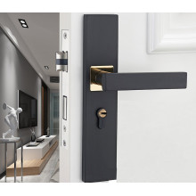 European Door Lock Home Silence Solid Wood Door Handle GO-SH1